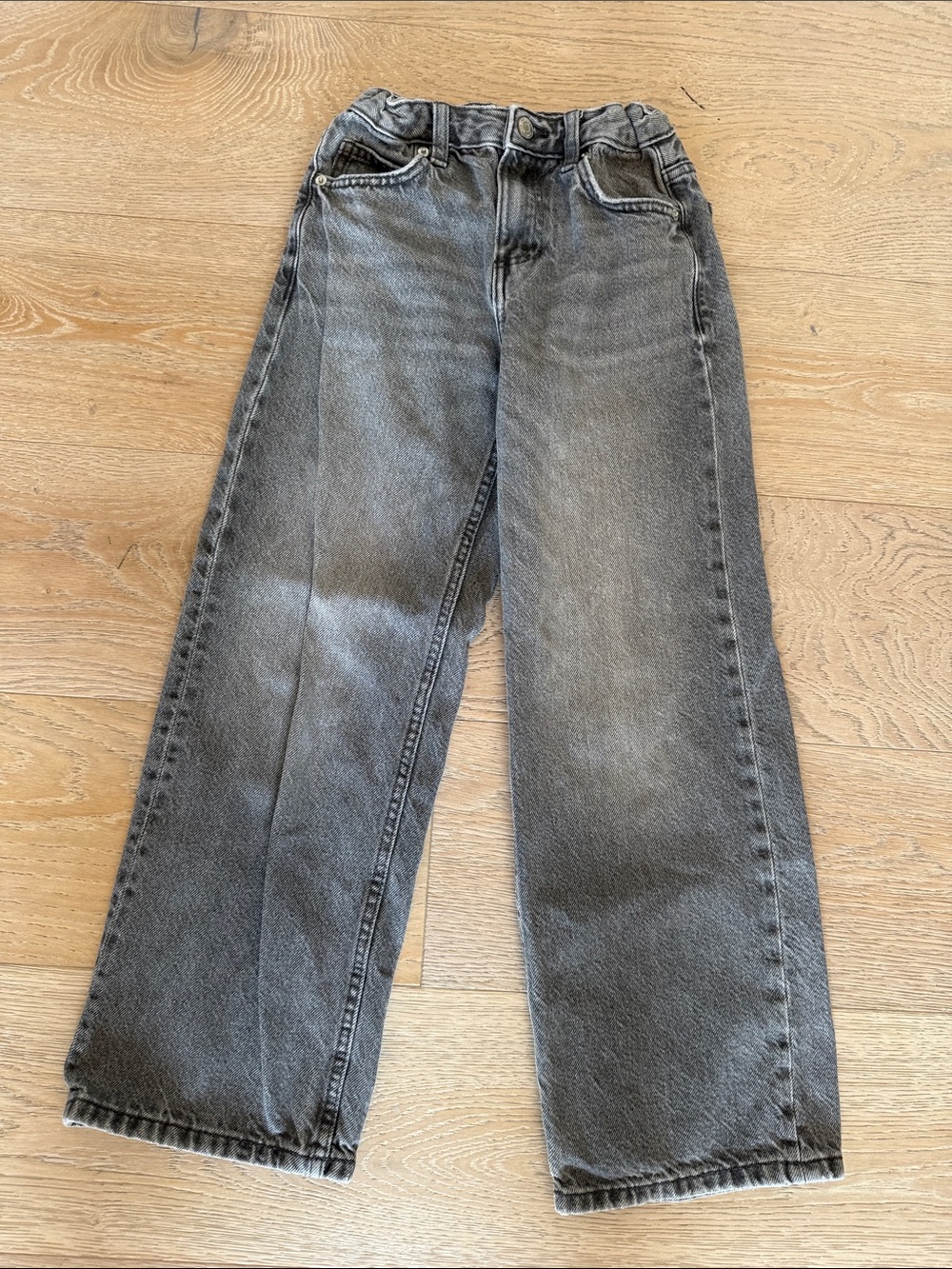 Zara Grey Embellished Pocket Jeans Sz 9-10